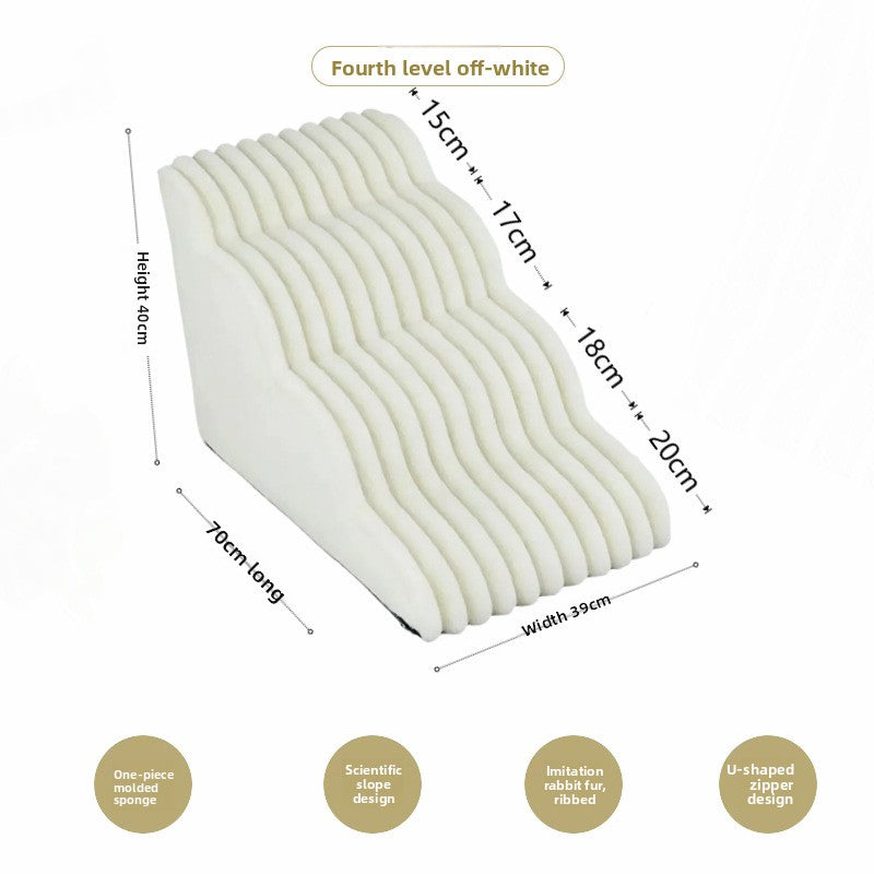 StepEase Foldable Pet Stairs for Small Dogs
