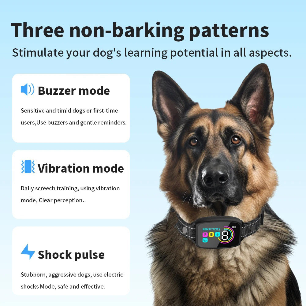 QuietPup Anti-Bark Training Collar with Static Correction