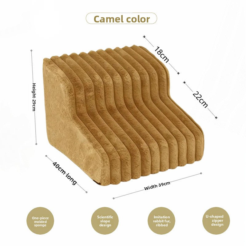 StepEase Foldable Pet Stairs for Small Dogs