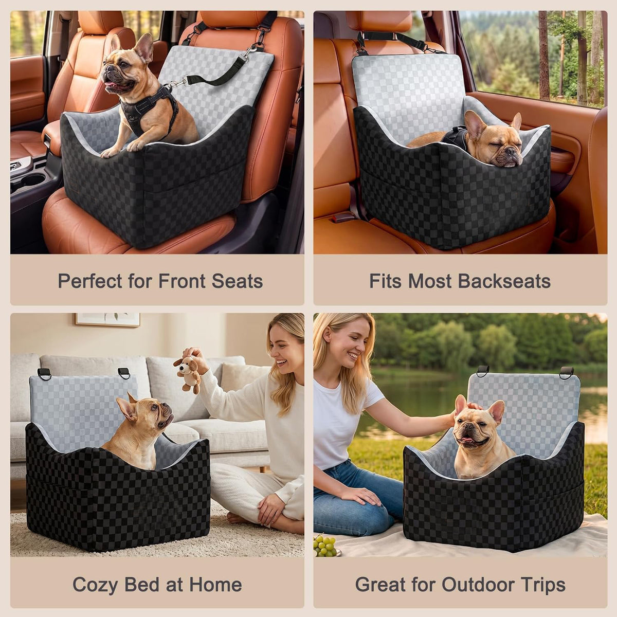 RideReady Memory Foam Pet Car Seat
